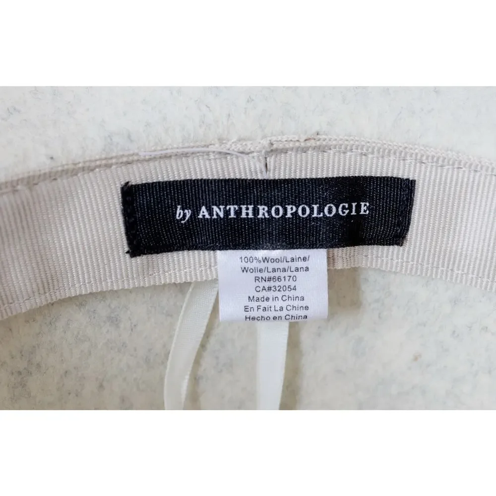 Anthropologie Wool Women Fedora Hat Old Money Ivy Festival Boho Western Autumn